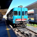 Treno Aln 668 linea ferroviaria Trapani-Marsala 2019