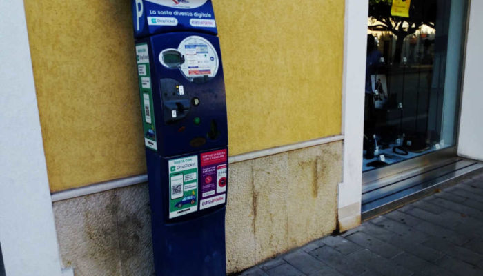 Macchinetta parcheggi a pagamento Trapani